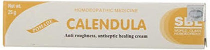 SBL Calendula Ointment Antiseptic Healing Cream,Anti Roughness 25 Grams PACK OF 2