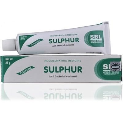 BlushDreams SBL Sulphur Ointment 25g, white Brand: Generic PACK OF 2