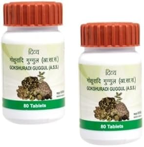 Patanjali Gokshuradi Guggul 80 Tablets Pack of 2