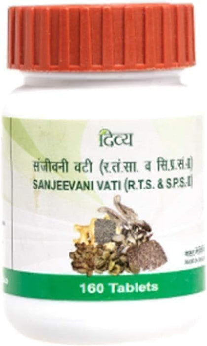 2 Packs Patanjali Sanjeevani Vati 160 Tablets Each