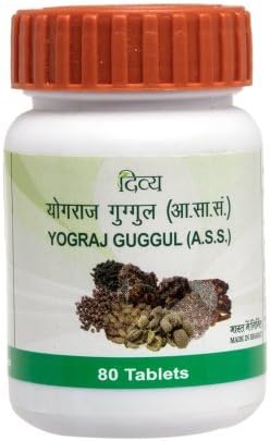 Patanjali Divya Yograj Guggul - Arthritis & Joint Pain - 80 Tablets (Pack of 2)