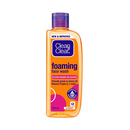 Clean & Clear Foaming Face Wash 150gm pack of 1