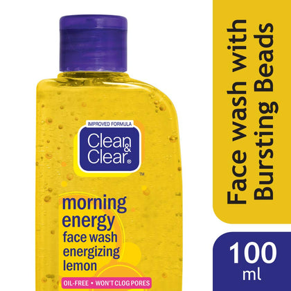 Clean & Clear Morning Energy Lemon Face Wash, 100Ml