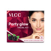 VLCC Party Glow Facial Kit - Single Use | Salon Like Facial at Home in Just 6-Steps | Includes Cleanser, Scrub, Cream, Face Pack & Moisturizing Gels | 2.12 Oz/60gVLCC Party Glow Facial Kit