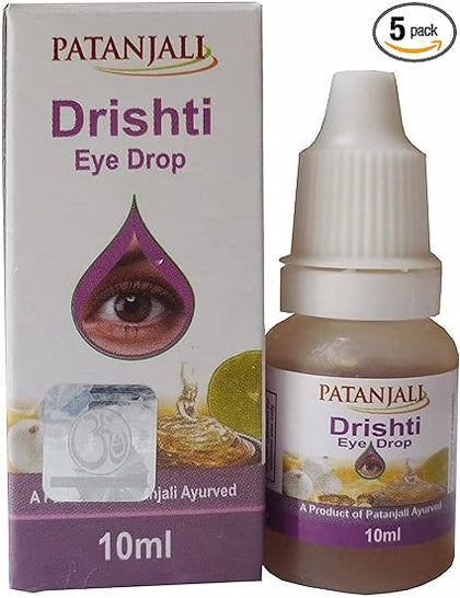 Patanjali DRISHTI Eye Drop (10ml) - Pack of 5