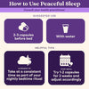 ORGANIC INDIA Peaceful Sleep Herbal Supplement - Deep Sleep Aid, Herbal Sleep Aid for Adults, Natural Sleep Aid Without Melatonin, Supports Sleep Cycles, USDA Certified Organic, Non-GMO - 90 Capsules