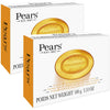 PEARS Soap, Face & Body Soap, Amber – Pure & Gentle Transparent Bar Soap, Moisturizing Glycerin Soap with Natural Oils for Pampered, Glowing Skin, 100 (Pack of 2)