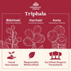 ORGANIC INDIA Triphala Capsules Organic - Herbal Supplement with Amla, Bibhitaki, Haritaki, Digestion & Colon Support, Immune System Support, Adaptogen, Vegan, USDA Certified Organic - 90 Capsules