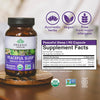 ORGANIC INDIA Peaceful Sleep Herbal Supplement - Deep Sleep Aid, Herbal Sleep Aid for Adults, Natural Sleep Aid Without Melatonin, Supports Sleep Cycles, USDA Certified Organic, Non-GMO - 90 Capsules