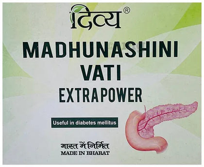 Patanjali Divya Madhunashini Vati Extra Power - 120 Tab (30tab x 4)