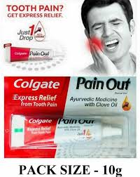 Colgate Pain Out Dental Gel Express Relief From Tooth Pain 10 gm