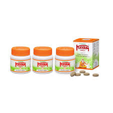 Kayam Ayurvedic Tablet | Eases Constipation, Acidity, Gas & Headaches pack of 3