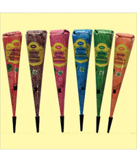 golecha multi colour mehandi cone pack of 12